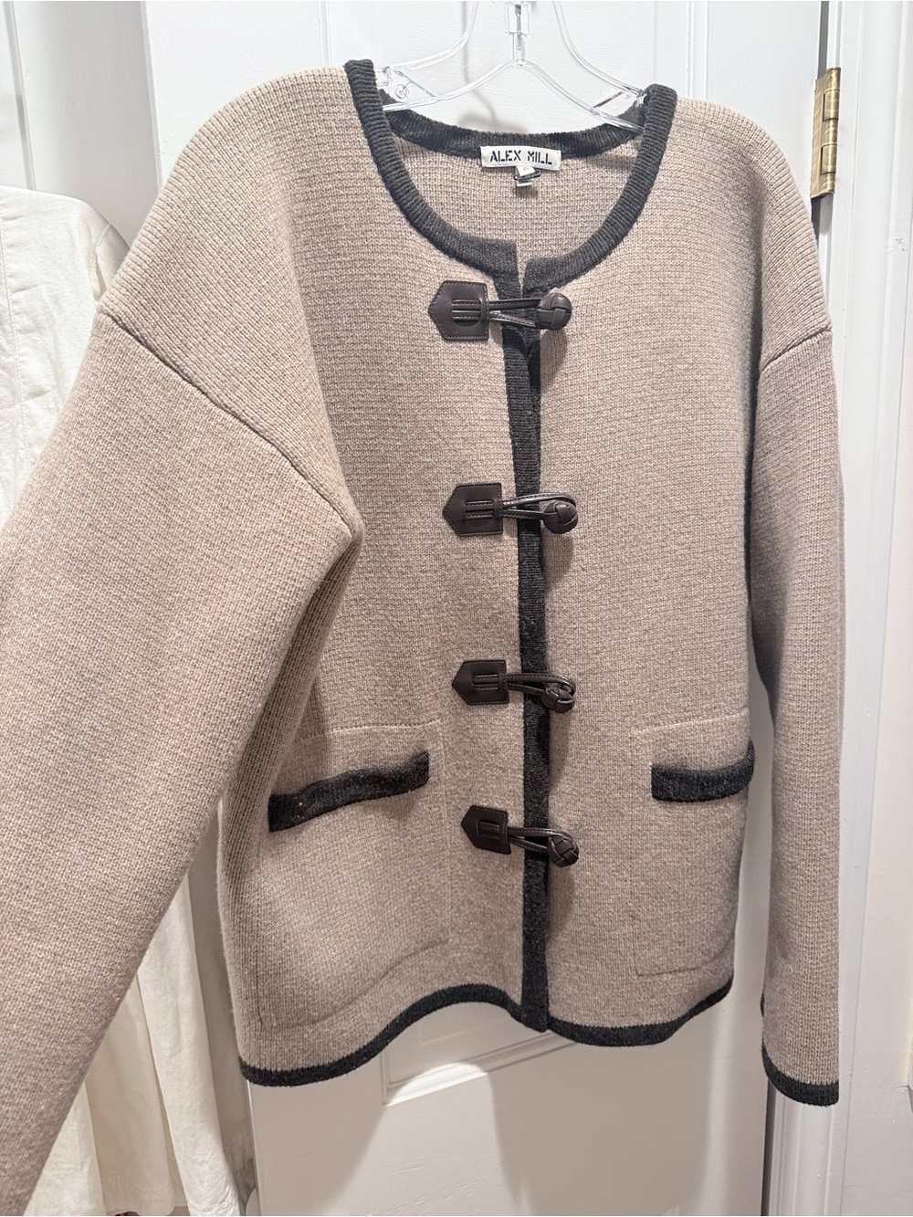 Alex Mill Aubrey Toggle Sweater Jacket / SIZE M